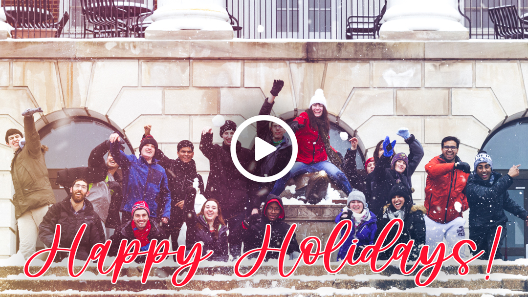 Video: Happy Holidays from Darryll and Sylvia Pines
